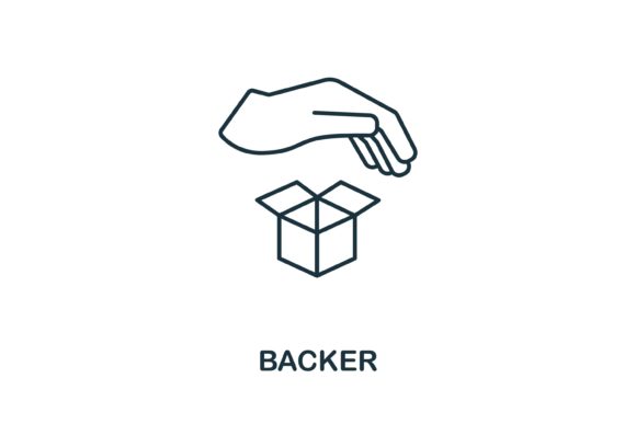 Backer Icon from Crowdfunding Collection: Elevating Campaign Visuals