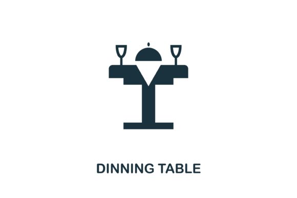 Dinning Table Icon: A Versatile Design Element for Modern Web Projects
