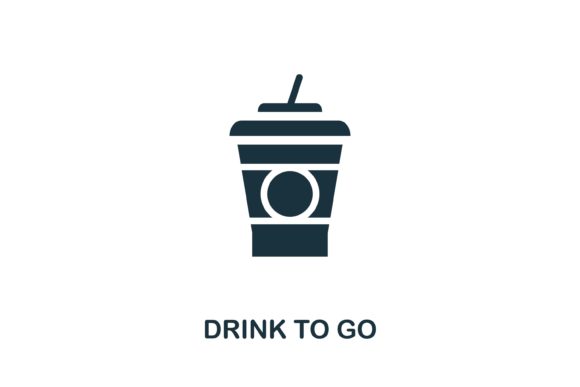 Drink to Go Icon: Creative Design Made Simple