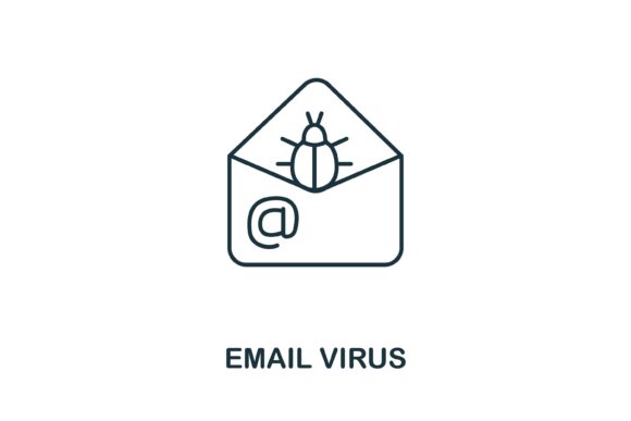 Email Virus Icon: A Practical Asset for Cybersecurity Visual Communication