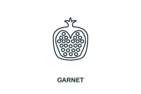 Garnet Icon from Fruits Collection: Choosing and Using Fruit Symbols Wisely