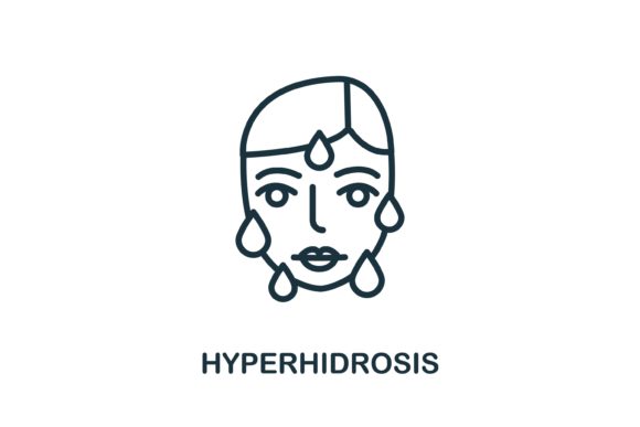 Hyperhidrosis Icon: Visual Clarity for Sensitive Topics