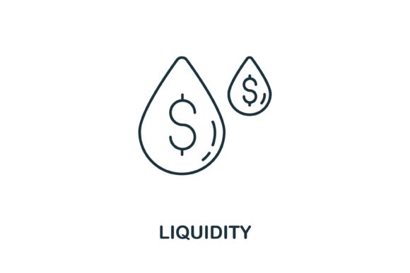 Liquidity Icon: Visualizing Cash Flow for Crowdfunding