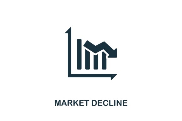 Market Decline Icon: Visualizing Economic Downturns with Clarity
